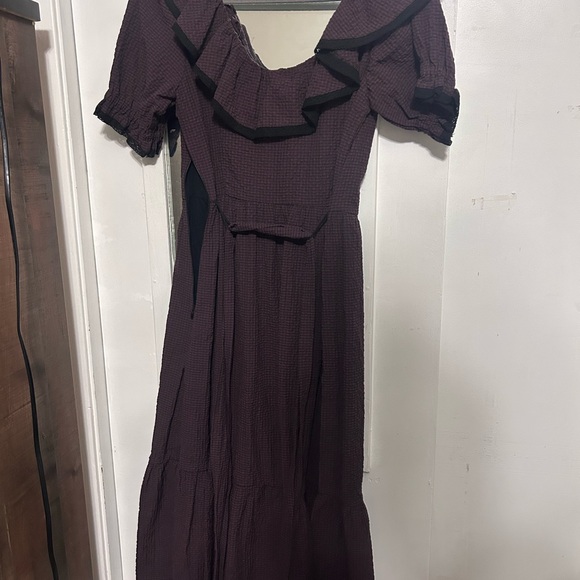 Chelsea&Violet Purple Ruffle Dress - Picture 2 of 2